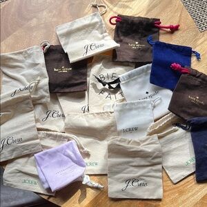 Bundle of jewelry pouches